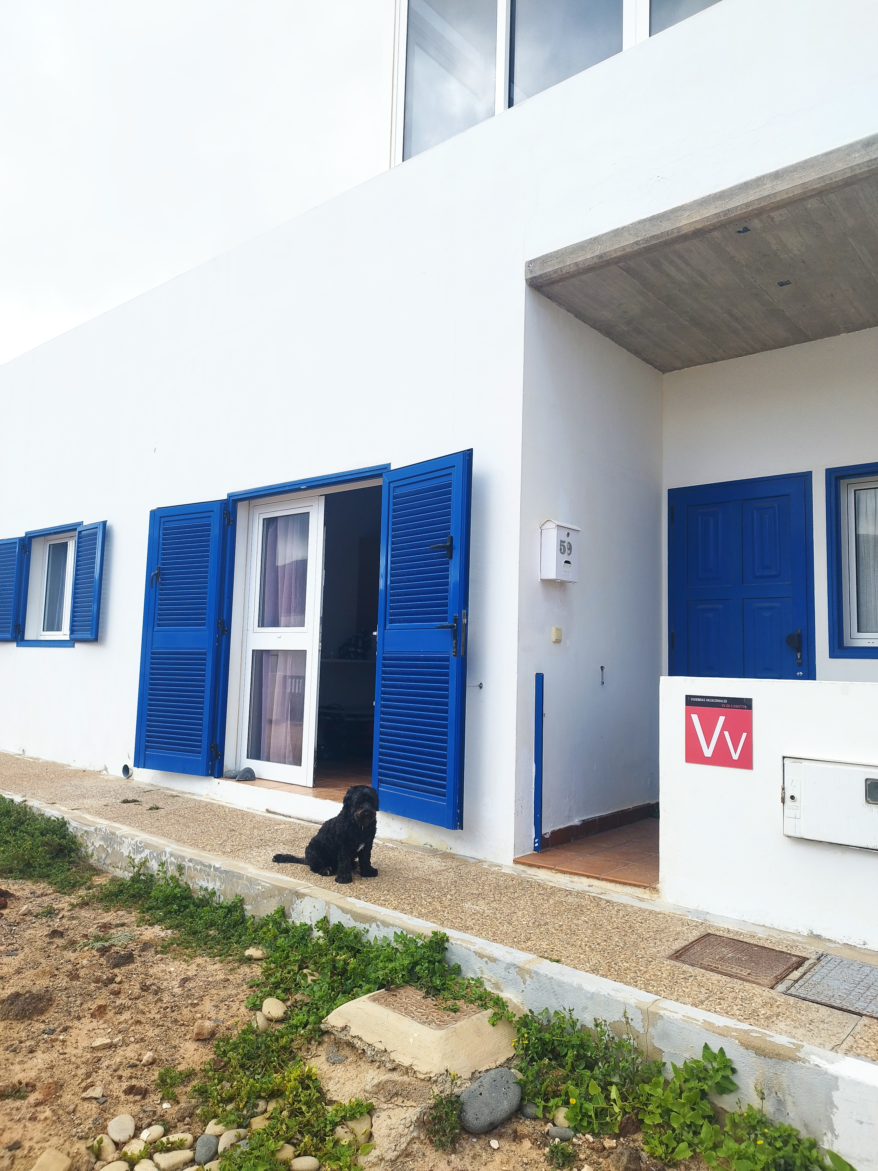 Exterior de Casa Pastri en Caleta de Sebo, La Graciosa